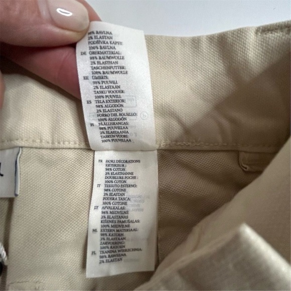 Monki Women's Beige Ava Wide Leg Trouser Pants Size Uk 6, EUR 32 - Picture 11 of 12